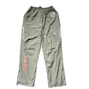 SND USMC Marine Corps Running Suit Pants Mens Small Short Olive Green Reflective